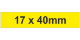 MG-TAR Label 17x40mm Yellow (900pcs)