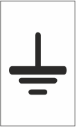 K-Type Marker Symbol " EARTH " White