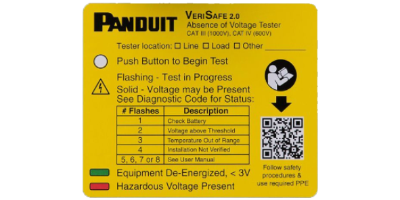 VeriSafe 2.0 AVT Panel/Instruction Label