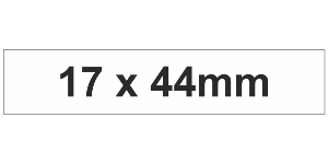 MG-TAR Label 17x44mm White (600pcs)