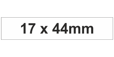 MG-TAR Label 17x44mm White (600pcs)