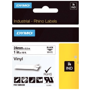1805430 24mm Rhino Vinyl Tape White
