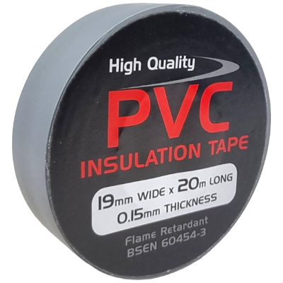 19mm x 20M PVC Tape Grey