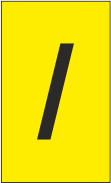 K-Type Marker Symbol " / " Yellow