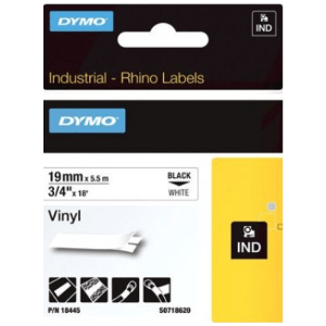 S071620 19mm Rhino Vinyl Tape White