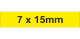 Adhesive Label 7x15mm Yellow (3000pcs)