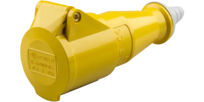 IP44 Coupler 16A 2P+E 110V Yellow