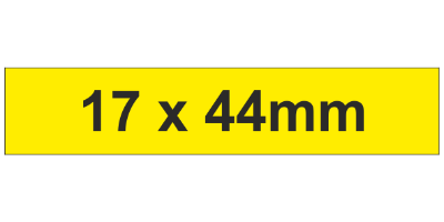 MG-TAR Label 17x44mm Yellow (600pcs)
