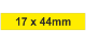 MG-TAR Label 17x44mm Yellow (600pcs)