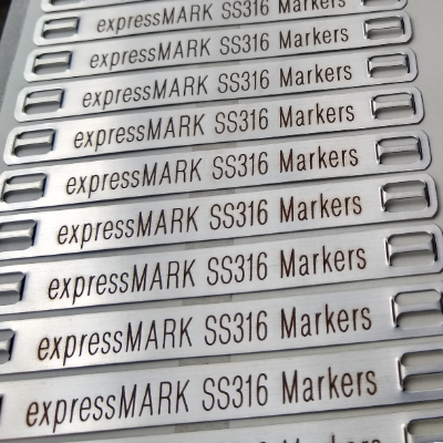 SS Laser Engraved Cable Markers