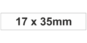 MG-TAR Label 17x35mm White (900pcs)