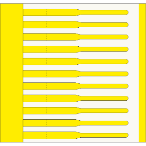 ETI Insert Markers 18mm Yellow