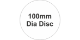 SAV Label 100mm Disc White (50pc)